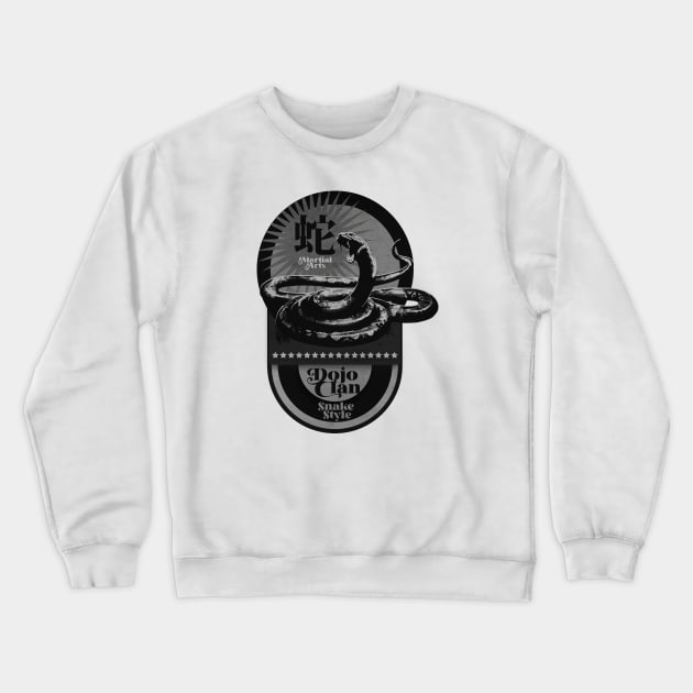 Snake Dojo Dark Version Crewneck Sweatshirt by CTShirts